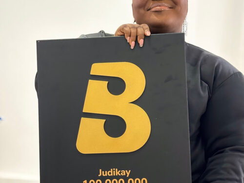 Nigerian gospel artist Judikay has reached a milestone of 100 million streams on Africa's top music platform, Boomplay.