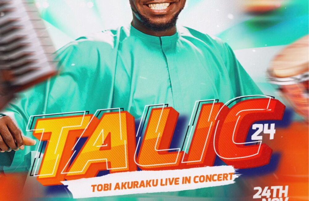 This November, the highly anticipated Tobi Akuraku Live in Concert (TALIC) will take place in Lagos.